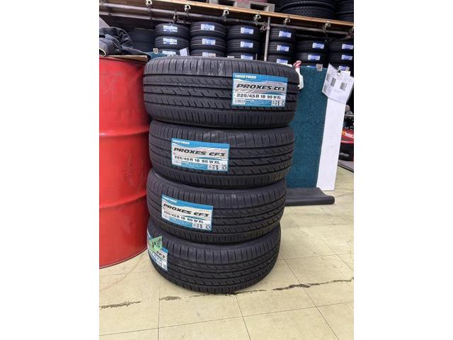 ツーエル 神辺店！トヨタ クラウン 225/45R18 TOYO PROXES CF3 タイヤ交換！取寄せ国産タイヤ交換もお任せください(^^)/【広島県 福山市  箕島町 神辺町 駅家町 岡山県 井原市 笠岡市 倉敷市】