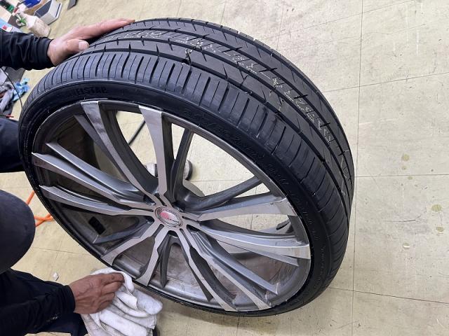 ツーエル 神辺店！インチアップ BMW バーストタイヤ 245/30R22 TRAVELSTAR ECOSPORT GT タイヤ交換！パンク・バーストもお任せください(^^)/【広島県 福山市  箕島町 神辺町 駅家町 岡山県 井原市 】