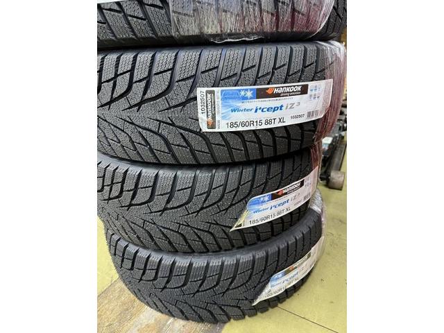 ツーエル 神辺店！ホンダ フィット 185/60R15 ハンコック W636 スタッドレスタイヤ交換！冬タイヤ交換もお任せください(^^)/【広島県 福山市  箕島町 神辺町 駅家町 岡山県 井原市 笠岡市 倉敷市】
