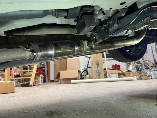 日産　シルビア　外装品・排気系　メタルキャタライザー取り付け　フロントパイプ取り付け　都窪郡　早島　倉敷　岡山　ガレージVASE