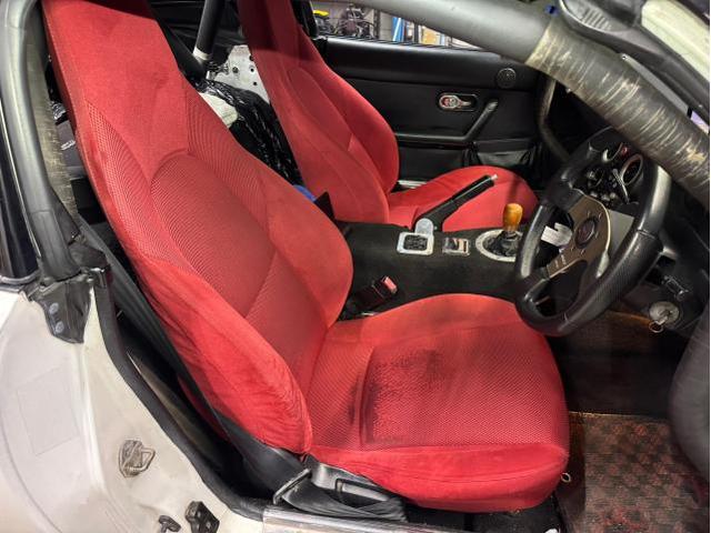 マツダ　ロードスター　クリーニング・清掃　シートクリーニング　バケットシート　都窪郡　早島　倉敷　岡山　ガレージVASE