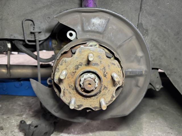 トヨタ　マークII　メンテナンス・日常点検 JZX90 サイドブレーキシュー交換 都窪郡 早島 倉敷 岡山 ガレージVASE