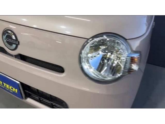 ダイハツ　ミラココア　ヘッドライトリペア　磨き＆コーティング施工【福山市・井原市・府中市　持込でのタイヤ交換・ドライブレコーダー取付など各種パーツ取付大歓迎受付中！もちろん修理・メンテナンス・車検・整備もカーテックへ！】