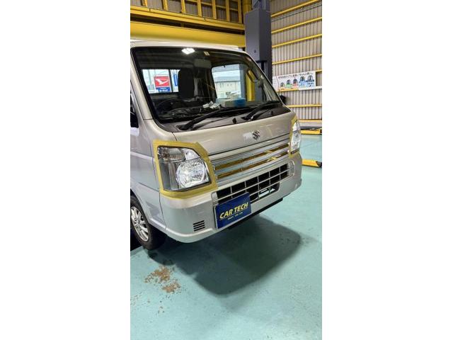 スズキ　キャリイトラック　ヘッドライドカスタム　LEDバルブ交換【福山市・井原市・府中市　持込でのタイヤ交換・ドライブレコーダー取付など各種パーツ取付大歓迎受付中！もちろん修理・メンテナンス・車検・整備もカーテックへ！】