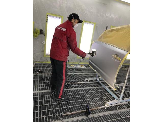 カーコン3rd工法1級の試験！！【広島県　福山市・府中市・井原市でキズ・凹み修理・事故による鈑金・塗装修理・持込でのパーツ取付ならピュアオート　川北店へ！見積もり無料！】