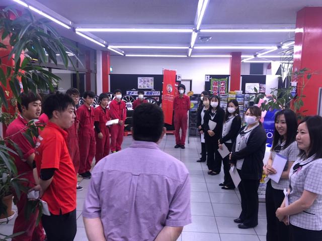 表彰式②（田頭）【尾道市　福山市　三原市でお車の整備・車検・メンテナンス・修理　全部マルっと　カープランニング広島　へまかせんさい！！】