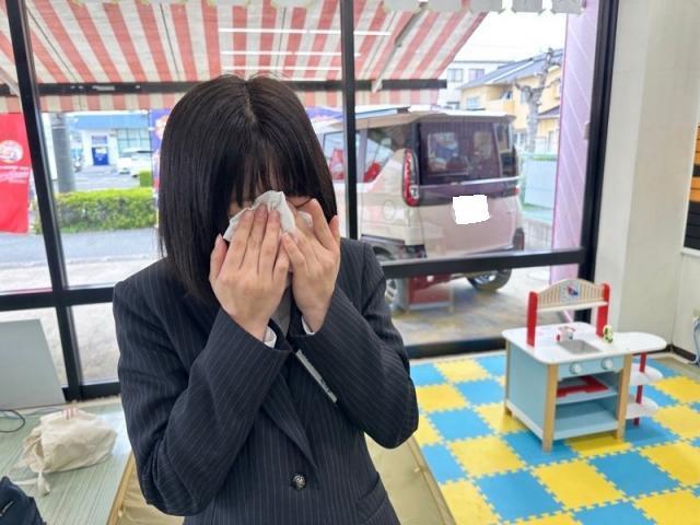 新入社員の江崎優奈です！【尾道市　福山市　三原市でお車の整備・車検・メンテナンス・修理/ 板金・塗装　全部マルっと　カープランニング広島　へまかせんさい！！】