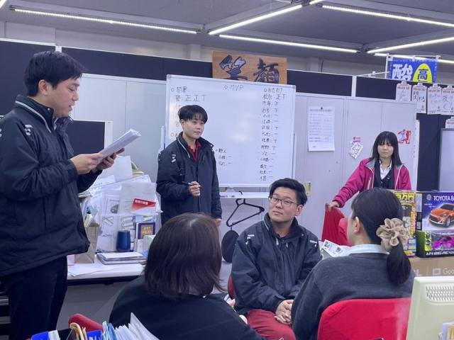 年間表彰式２（田頭）【尾道市　福山市　三原市でお車の整備・車検・メンテナンス・修理/ 板金・塗装　全部マルっと　カープランニング広島　へまかせんさい！！】