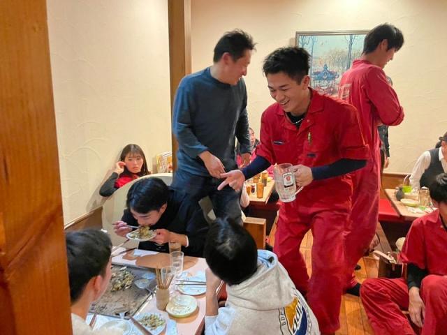 年間表彰式３（田頭）【尾道市　福山市　三原市でお車の整備・車検・メンテナンス・修理/ 板金・塗装　全部マルっと　カープランニング広島　へまかせんさい！！】