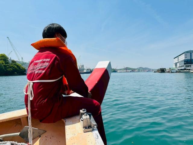 海の上で会議（田頭）【尾道市　福山市　三原市でお車の整備・車検・メンテナンス・修理/ 板金・塗装　全部マルっと　カープランニング広島　へまかせんさい！！】