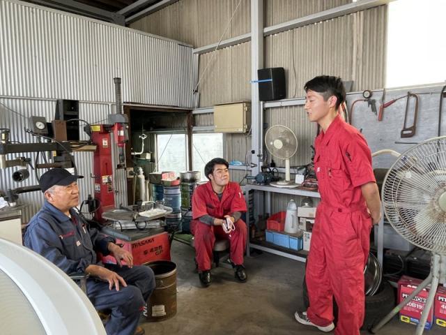 平和な新メンバー（田頭）【尾道市　福山市　三原市でお車の整備・車検・メンテナンス・修理/ 板金・塗装　全部マルっと　カープランニング広島　へまかせんさい！！】