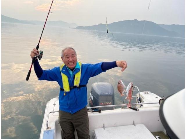 早朝から釣り（田頭）【尾道市　福山市　三原市でお車の整備・車検・メンテナンス・修理/ 板金・塗装　全部マルっと　カープランニング広島　へまかせんさい！！】