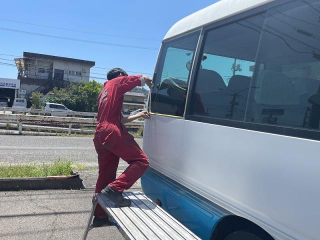 マイクロバスリメイク（田頭）【尾道市　福山市　三原市でお車の整備・車検・メンテナンス・修理/ 板金・塗装　全部マルっと　カープランニング広島　へまかせんさい！！】