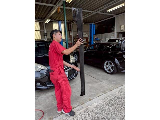 現在の愛車の姿① (福山平和店・小川恵佑)【尾道市　福山市　三原市でお車の整備・車検・メンテナンス・修理/ 板金・塗装　全部マルっと　カープランニング広島　へまかせんさい！！】