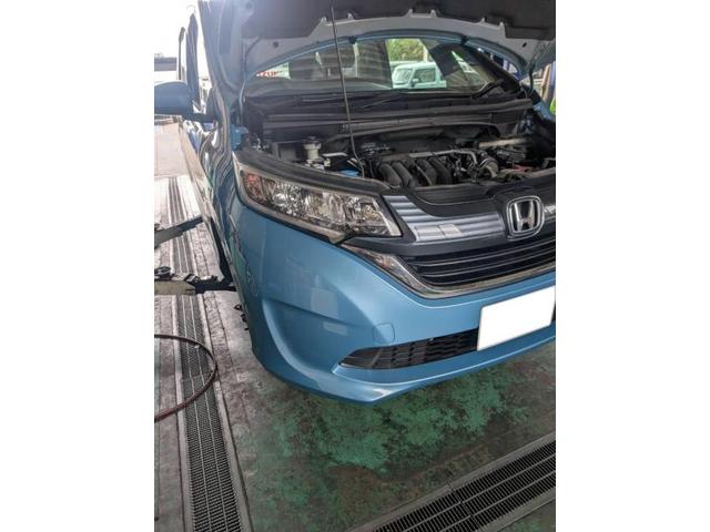 ホンダ　フリード　スタッドレスタイヤ交換　車検整備【鳥取市　湯梨浜町　三朝町　智頭町　八頭町　岩美町　タイヤ交換　各種パーツ取付　車検　修理　メンテナンスの事ならケイハピネスへ！】