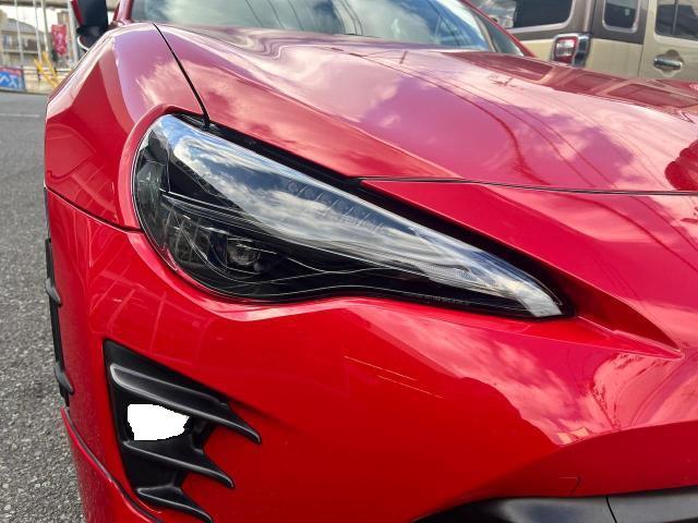 トヨタ86 GT ZN6 フロントバンパー脱着　ヘッドライト脱着　ライト取付　ライト調整　山口県下関市　武久町　幡生駅　