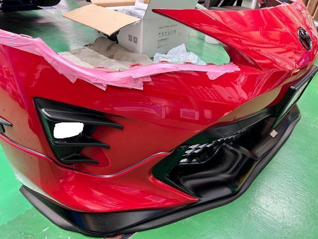 トヨタ86 GT ZN6 フロントバンパー脱着　ヘッドライト脱着　ライト取付　ライト調整　山口県下関市　武久町　幡生駅　