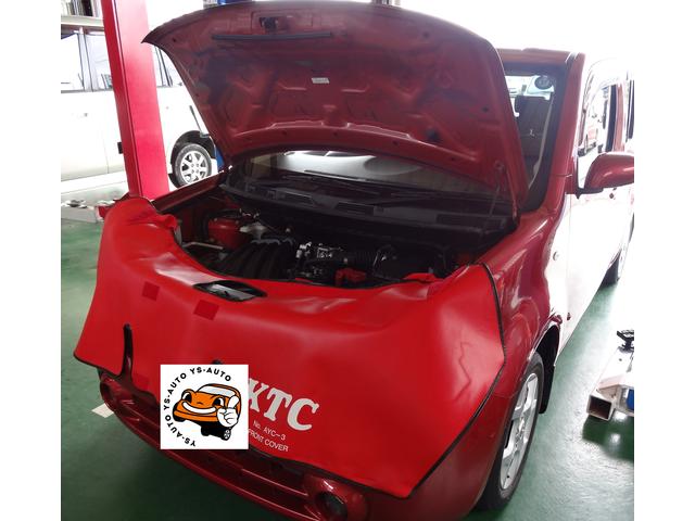 日産　キューブ　車検　山口　阿知須　佐山 嘉川　車のことなら㈱ワイエス自動車へお任せ！