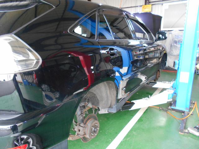 トヨタ　ハリアー　車検　整備　山口　阿知須　佐山　車のことなら㈱ワイエス自動車へお任せ！