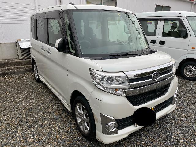 タントカスタム　右フロント廻りすり傷修理(総社市の新車中古車販売　自動車整備　12か月点検　車検　オイル交換　レンタカーはさのオートセンター）