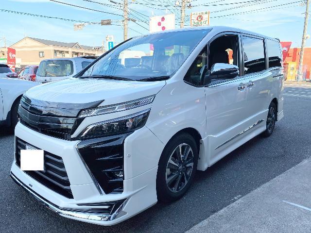 ヴォクシー　ダウンサス　取付(総社市の新車中古車販売　自動車整備　12か月点検　車検　オイル交換　レンタカーはさのオートセンター）