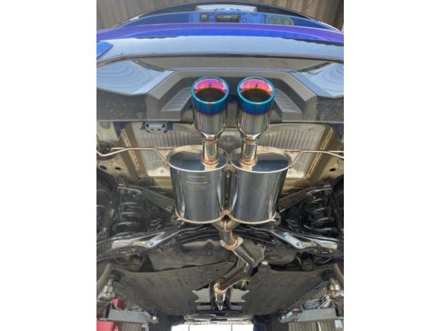 シビック　fk7 マフラー交換（総社市　倉敷市　真備町　岡山市　高梁市　新車中古車販売　整備　修理　鈑金塗装　事故修理　12か月点検　車検　オイル交換　レンタカー パーツ持ち込み）
