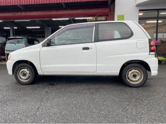 アルト　車高長取付（総社市　倉敷市　真備町　岡山市　高梁市　新車中古車販売　整備　修理　鈑金塗装　事故修理　12か月点検　車検　オイル交換　レンタカー パーツ持ち込み）