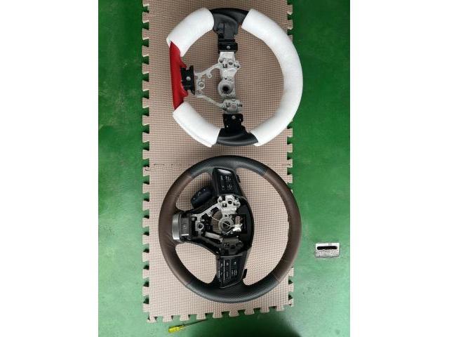 レガシィ　ステアリング取替　パーツ持ち込み（総社市　倉敷市　真備町　岡山市　高梁市　新車中古車販売　整備　修理　鈑金塗装　事故修理　12か月点検　車検　オイル交換　レンタカー パーツ持ち込み 　新ガスR1234yf対応）