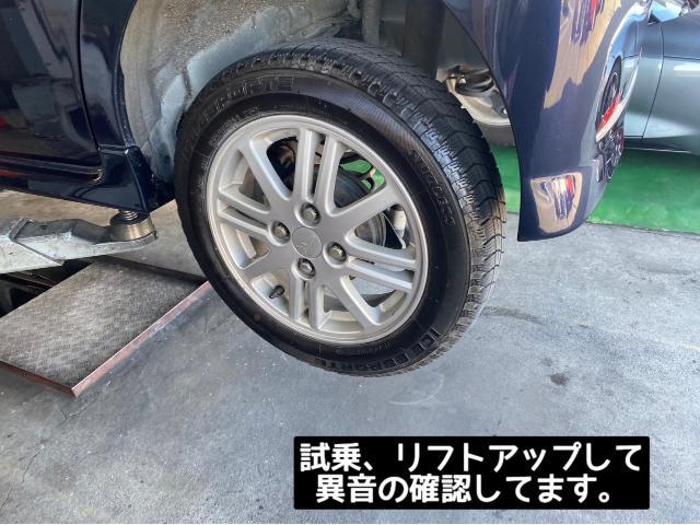 タントカスタム　リヤハブベアリング交換（総社市　倉敷市　真備町　岡山市　高梁市　新車中古車販売　整備　修理　鈑金塗装　事故修理　12か月点検　車検　オイル交換　レンタカー パーツ持ち込み 　新ガスR1234yf対応）