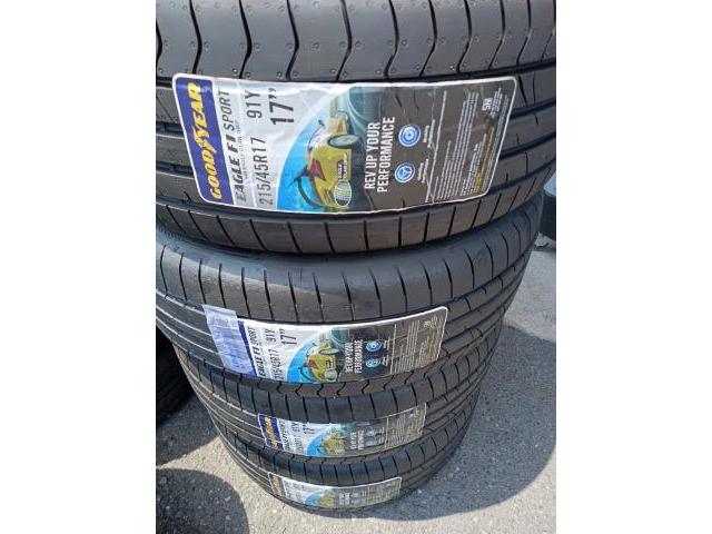 86 タイヤ交換　215/45R17（総社市　倉敷市　真備町　岡山市　高梁市　新車中古車販売　整備　修理　鈑金塗装　事故修理　12か月点検　車検　オイル交換　レンタカー パーツ持ち込み 　新ガスR1234yf)　