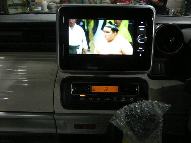 スズキ・スペーシア・MK53S・メモリーナビ・バックカメラ取付　岡山市北区
東新町　南区　東区　中区