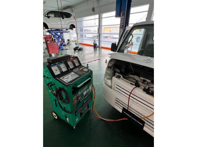 スズキ　キャリイトラック　エアコン冷えない　エアコン修理　　ホース交換　熊本県　菊池市　山鹿市　合志市　菊陽町　大津町　熊本市北区　東区　中央区　西区　南区　阿蘇市　玉名市　他地域のお客様も大歓迎です！