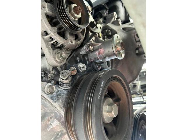 ダイハツ　ミライース　エンジン関連修理・整備ウォーターポンプ交換菊池市　山鹿市　合志市　菊陽町　大津町　熊本市北区　東区　中央区　西区　南区　阿蘇市　玉名市　他地域のお客様も大歓迎です！