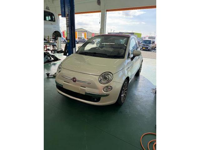 フィアット　５００　エンジンオイル交換　オイルフィルター交換
メンテナンス
菊池市　山鹿市　合志市　菊陽町　大津町　熊本市北区　東区　中央区　西区　南区　阿蘇市　玉名市　他地域のお客様も大歓迎です！