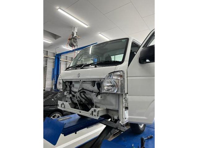 スズキ　キャリイトラック　ライト・ウィンカー類修理・整備
ヘッドライト交換

菊池市　山鹿市　合志市　菊陽町　大津町　熊本市北区　東区　中央区　西区　南区　阿蘇市　玉名市　他地域のお客様も大歓迎です！
