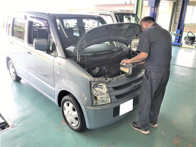 スズキ　ワゴンR　車検　整備　点検　車検見積もりもお任せ下さい！宇城市・宇土市・熊本市南区、東区、中央区、西区、北区・八代市・菊陽町・嘉島町・益城町、他地域のお客様も大歓迎です！