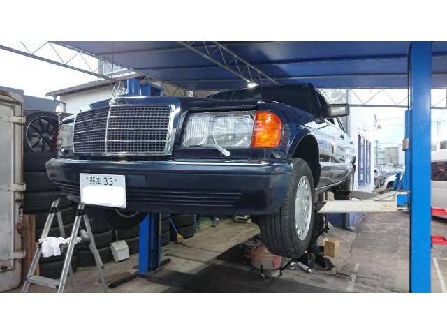 メルセデス・ベンツ　ヤングクラシック　W126　W124　W201　輸入車　車検　修理　整備　板金　塗装　熊本県　熊本市　南区　中央区　北区　東区　西区　カスタム　