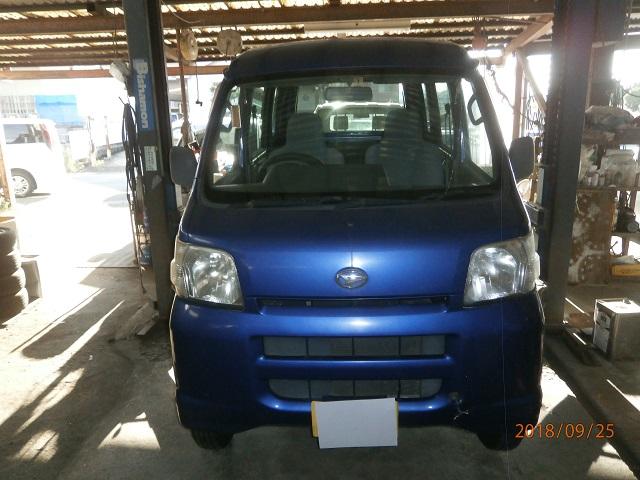 ダイハツ　ハイゼットカーゴ　クラッチワイヤー交換　霧島市