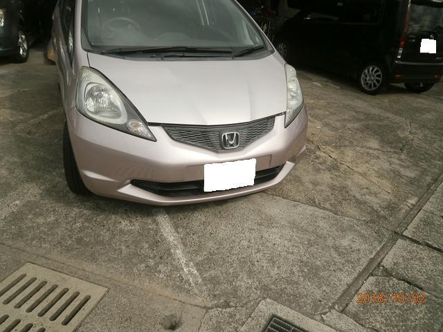 ホンダフィット　ドアミラー交換　姶良市