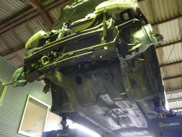 熊本市北区植木町　整備工場　スバル　ルクラ　L455F　エンジンオイル消費　エンジン交換