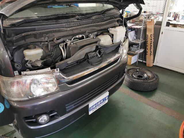 ハイエース車検、整備、タイミングベルト
