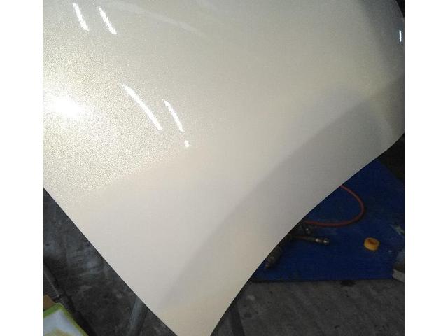 日産リーフ、リアバンパーキズ補修仕上がり、熊本市北区清水亀井町中央区東区南区西区その他地域部品持ち込み取り付け何でもご相談下さい代車無料自社板金コーティング施工その他修理