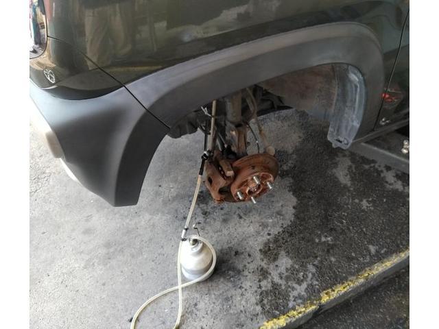 スズキ　ハスラー　車検整備その2、作業編、熊本市北区清水亀井町、南区、東区、西区、中央区その他、新車中古車販売、板金塗装、ラプターライナージャパン正規施工店、ワコーズ商品販売、