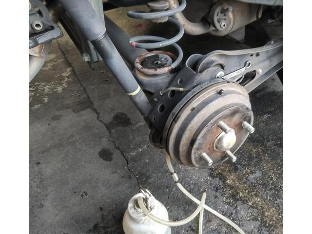 スズキ　ハスラー　車検整備その2、作業編、熊本市北区清水亀井町、南区、東区、西区、中央区その他、新車中古車販売、板金塗装、ラプターライナージャパン正規施工店、ワコーズ商品販売、