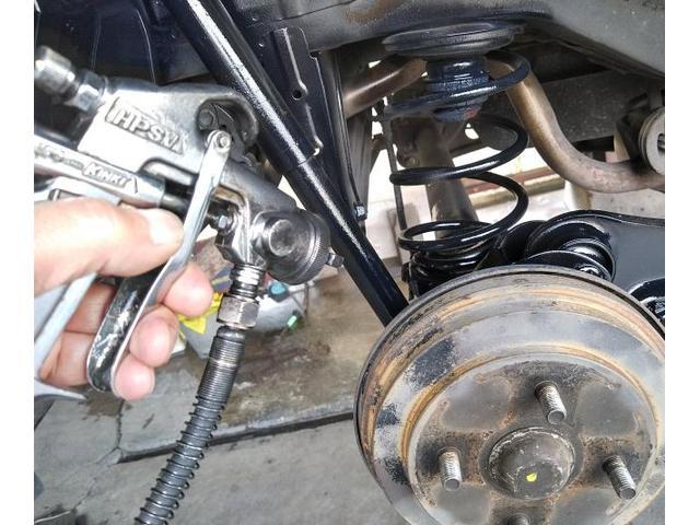 スズキ　ワゴンＲ　車検整備、下回り塗装編、熊本市北区清水亀井町、南区、東区、西区、中央区、その他、新車中古車販売、板金塗装、ラプターライナージャパン正規施工店、ワコーズ商品販売