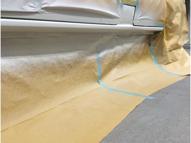 スズキ　エブリイ　右サイドステップキズへこみ修理　鈑金塗装　　宇城市　宇土市　熊本市　南区　八代市　氷川町　美里町　上天草市　御船町　甲佐町　芦北町　他地域のお客様も大歓迎です！