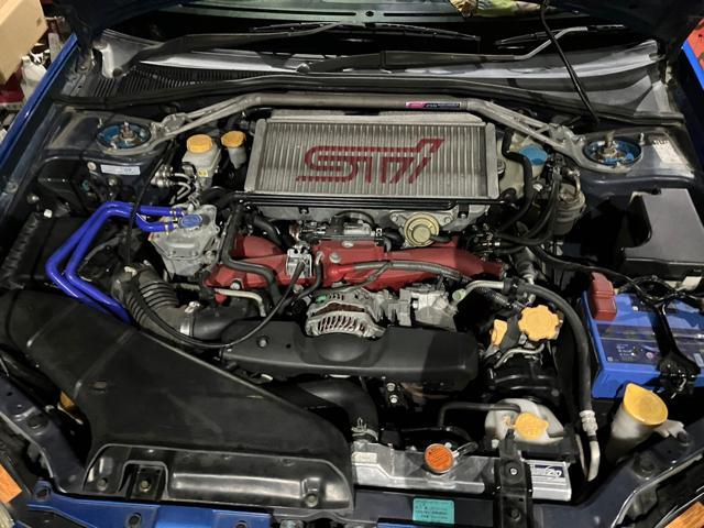 スバルインプレッサWRX,STI,エンジンオイル交換,オイルフィルター交換,オイルエレメント,燃費向上,熊本市中央区,北区,東区,西区,南区,部品持ち込み交換,車検,修理,板金塗装,ワコーズ,モティーズ,スノコ製品取扱