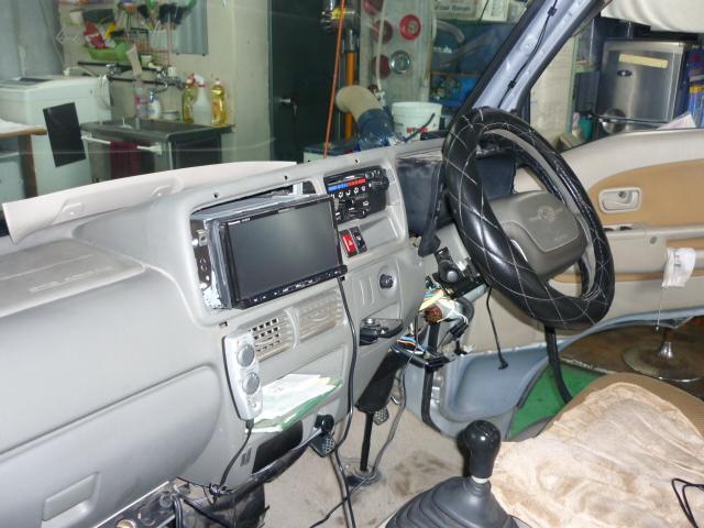 スバル　サンバーディアス　ドライブレコーダー取り付け