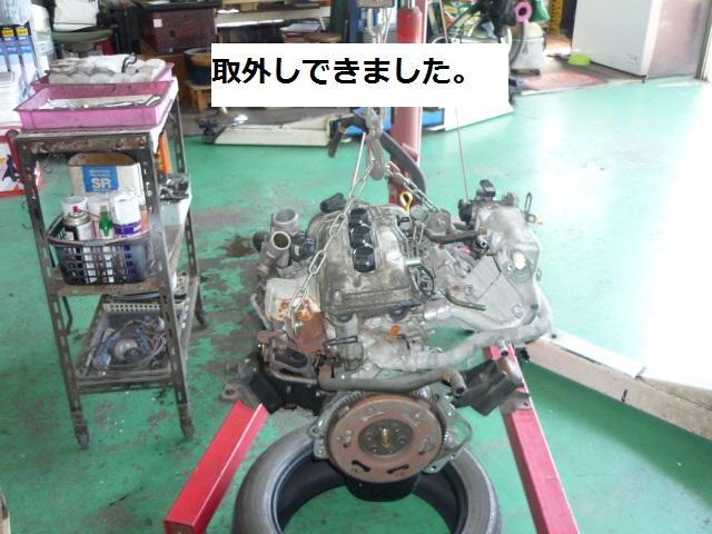 ＡＺオフロード　エンジン関連修理・整備　エンジン載せ替え