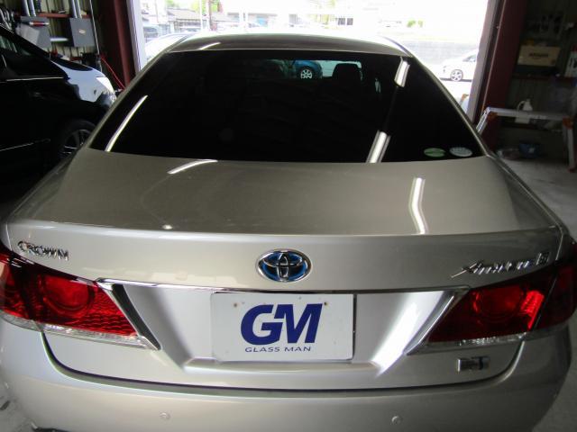 トヨタクラウン カーフィルム施工・熱反ガラス取り扱い施工・断熱ガラス取り扱い施工お任せを!熊本市東区・北区・西区・中央区・南区・御船町・益城町・植木町・菊池市・宇城市・宇土市、他地域のお客様も大歓迎です!